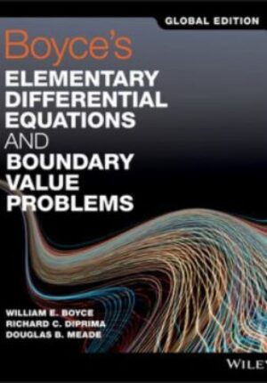 Boyce's Elementary Differential Equations and Boundary Value Problems, 11th Edition, Global Edition